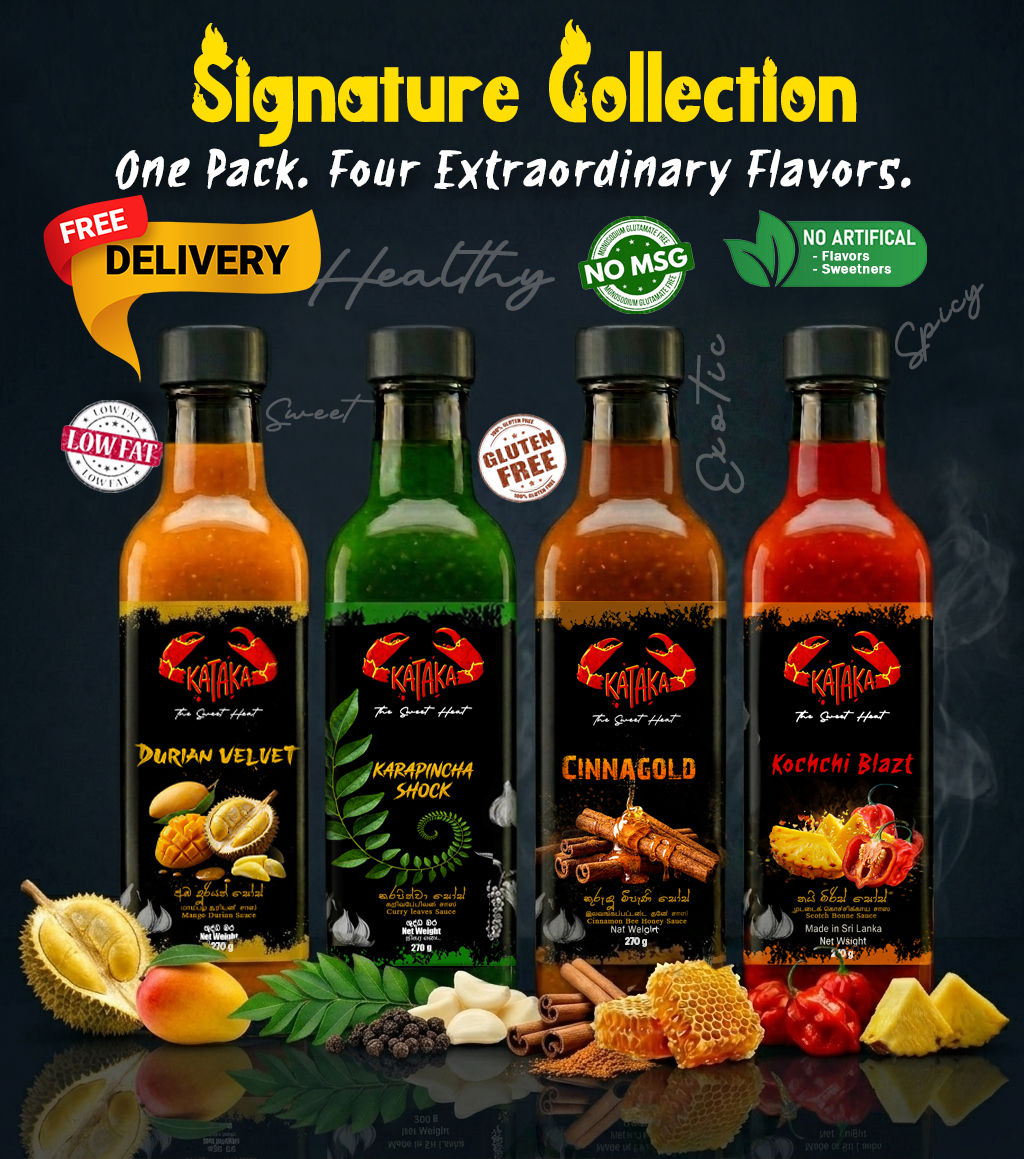 Signature Collection — all four KATAKA sauces